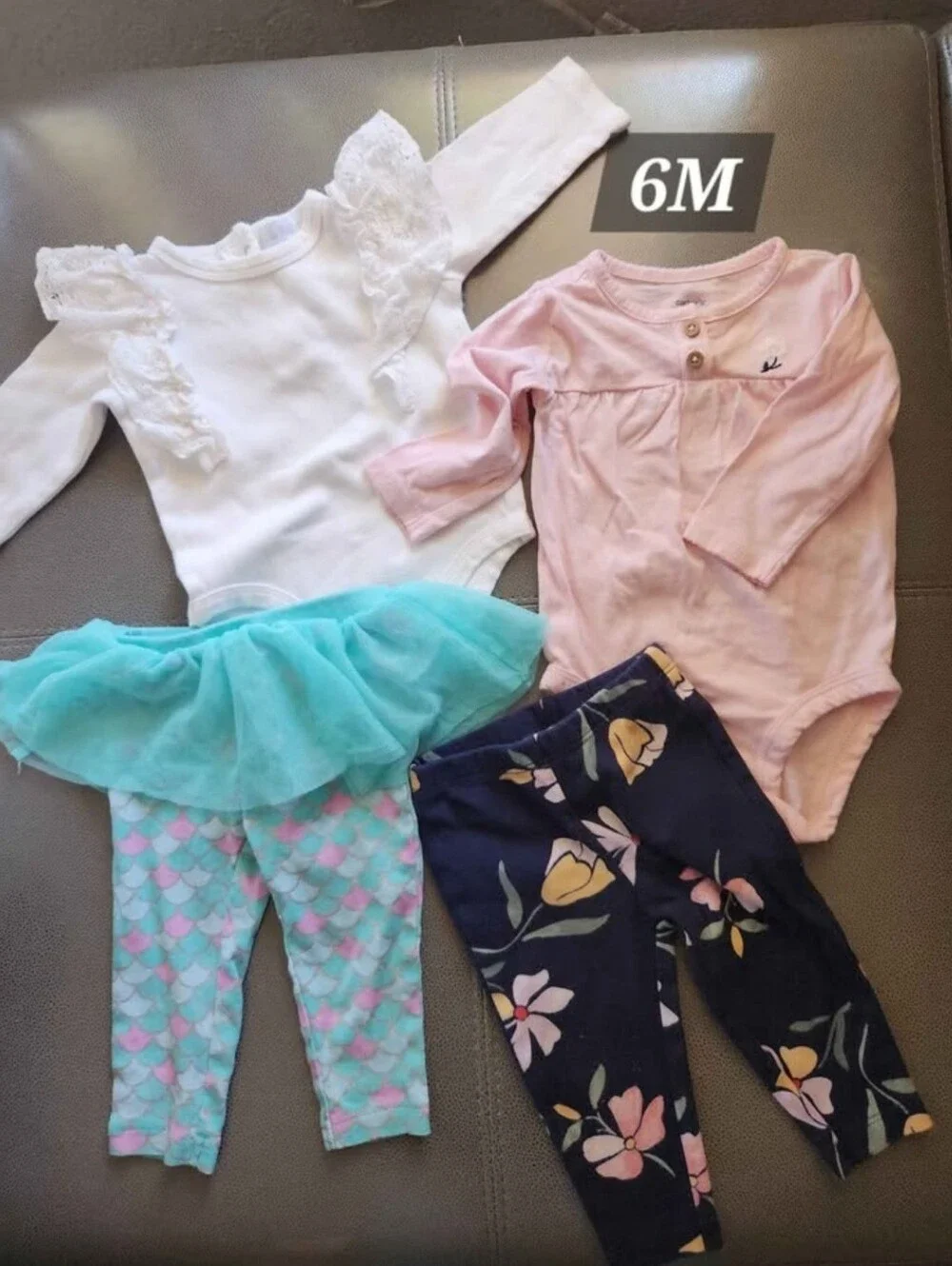 Baby Girl Clothes 6M Bundle Pre-Owned 14 Pcs